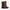 45 degree angle of the back BRUNT 10 inch waterproof composite square toe work boot in dark brown