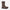 View 2 45 degree angle of the right side of the BRUNT 10 inch waterproof soft toe pull-on boot in dark brown